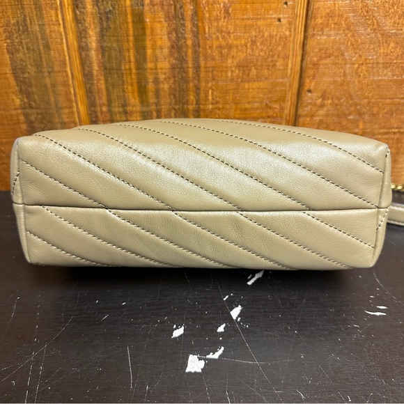 Tory Burch Small Kira Chevron Convertible Shoulder Bag - Sandpiper - Picture 3 of 6